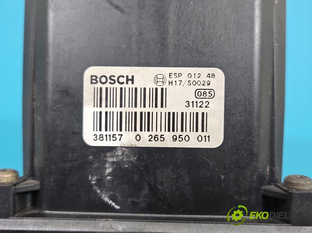 Audi A4 B6 2000-2004 1.9 tdi 131 HP manual 96 kW 1896 cm3 5- čerpadlo abs 0265950011 (Pumpa ABS)