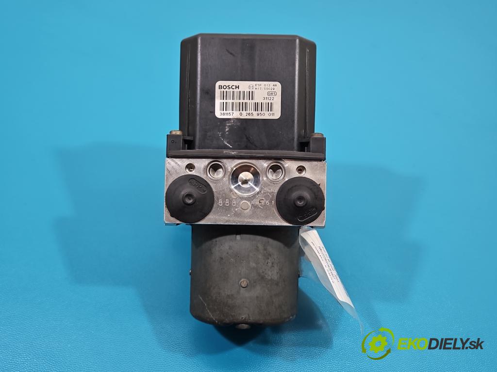 Audi A4 B6 2000-2004 1.9 tdi 131 HP manual 96 kW 1896 cm3 5- čerpadlo abs 0265950011 (Pumpa ABS)