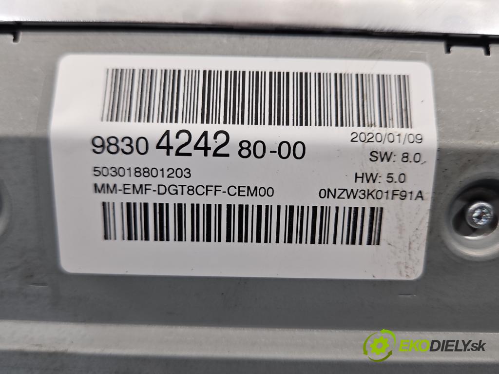 Peugeot 3008 II 2016-2023 1.6 T 300 HP automatic 221 kW 1598 cm3 5- Zobrazit: 9830424280 (Prístrojová doska)