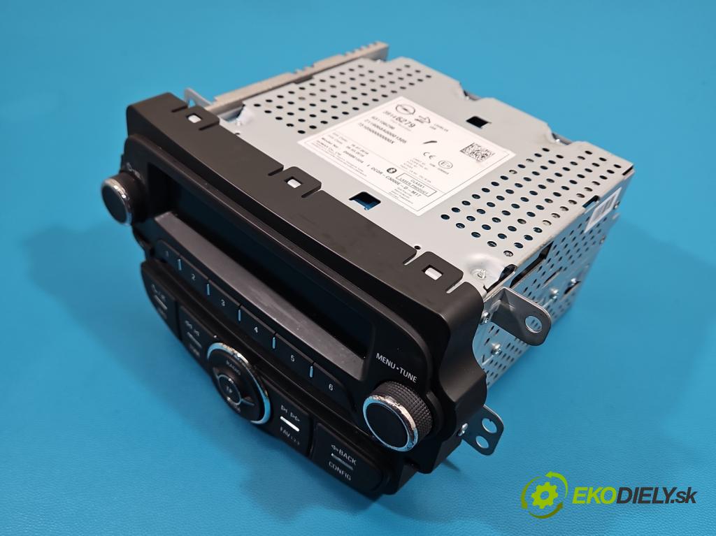 Opel Corsa E 2014-2019 1.4 16V 90 HP manual 66 kW 1398 cm3 5- Radio originál 39146279
