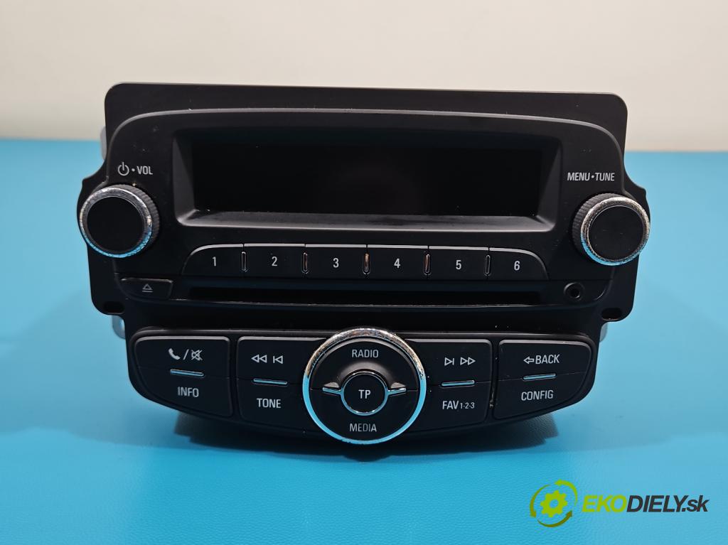 Opel Corsa E 2014-2019 1.4 16V 90 HP manual 66 kW 1398 cm3 5- Radio originál 39146279
