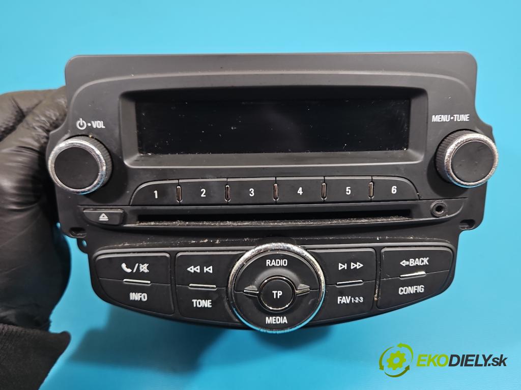 Opel Corsa E 2014-2019 1.4 16V 90 HP manual 66 kW 1398 cm3 5- Radio originál 39146279