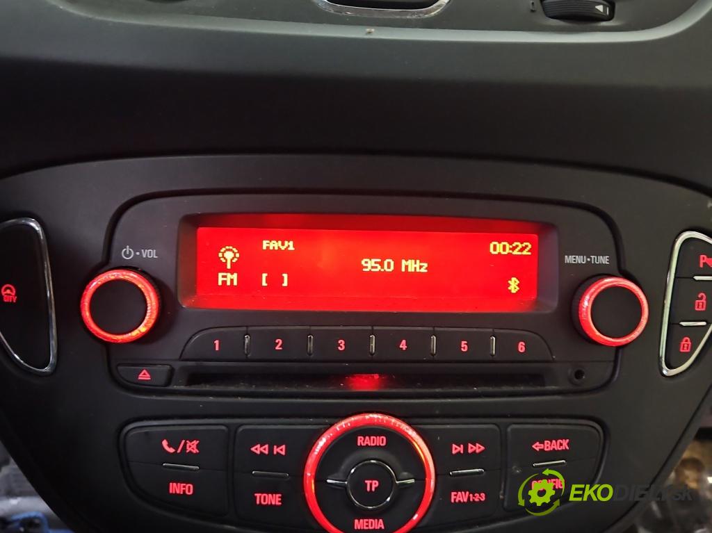 Opel Corsa E 2014-2019 1.4 16V 90 HP manual 66 kW 1398 cm3 5- Radio originál 39146279