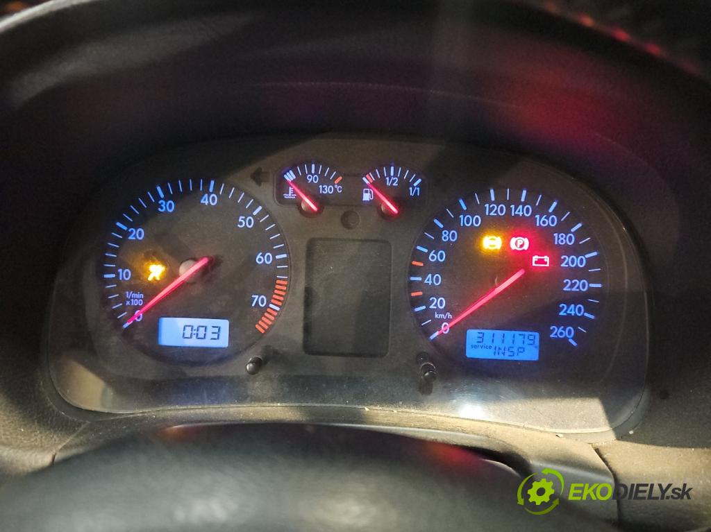 Vw Golf IV 1997-2003 1.6 sr 101 HP manual 74 kW 1595 cm3 5- prístrojovka/ budíky 1J0919861D (Prístrojová doska)