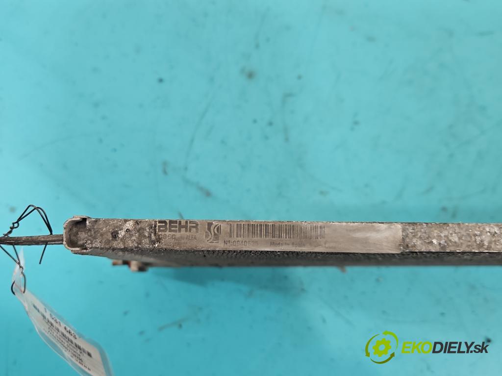 Alfa romeo Giulietta 1.4 T 170 hp manual 125 kW 1368 cm3 5- Chladič klíma 55700406 (Chladič klimatizace)