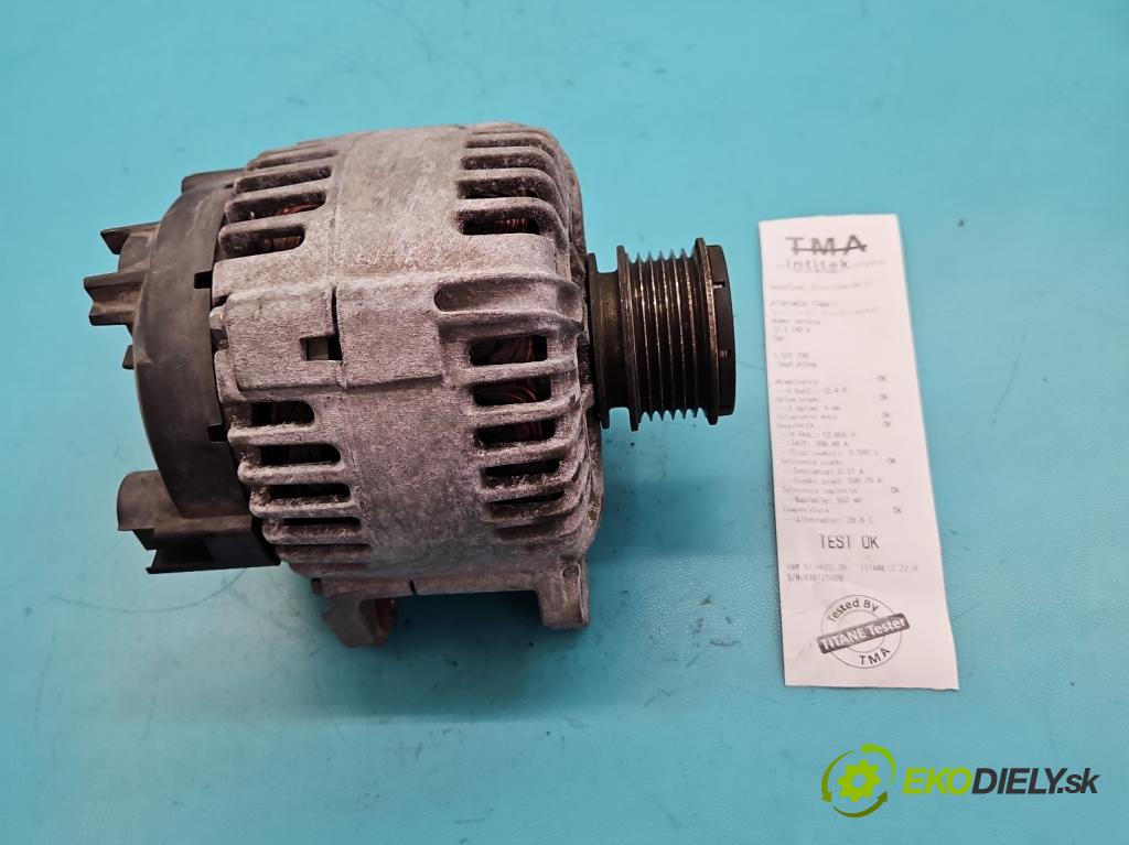 Seat Altea 1.9 tdi (BXE) 105 HP manual 77 kW 1896 cm3 5- Alternator 06F903023C (Alternátor)