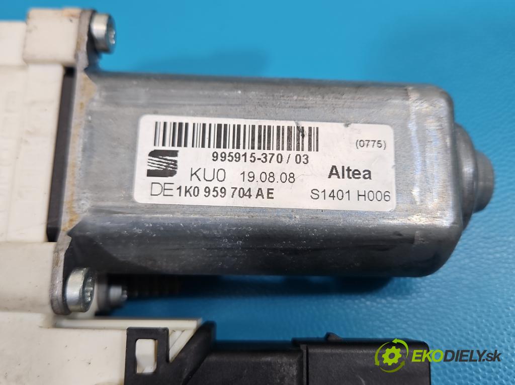 Seat Altea 1.9 tdi BXE 105 HP manual 77 kW 1896 cm3 5- mechanizmus okna zadné pravý