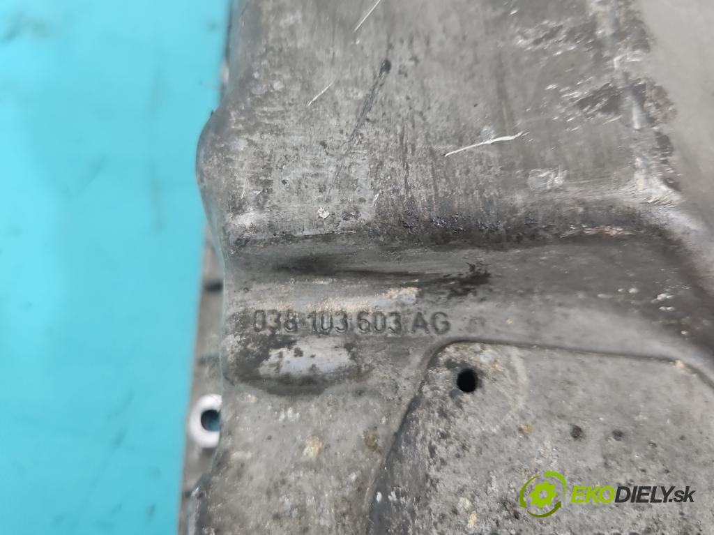 Seat Altea 1.9 tdi (BXE) 105 HP manual 77 kW 1896 cm3 5- vaňa olejová 038103603AJ (Olejová vaňa)