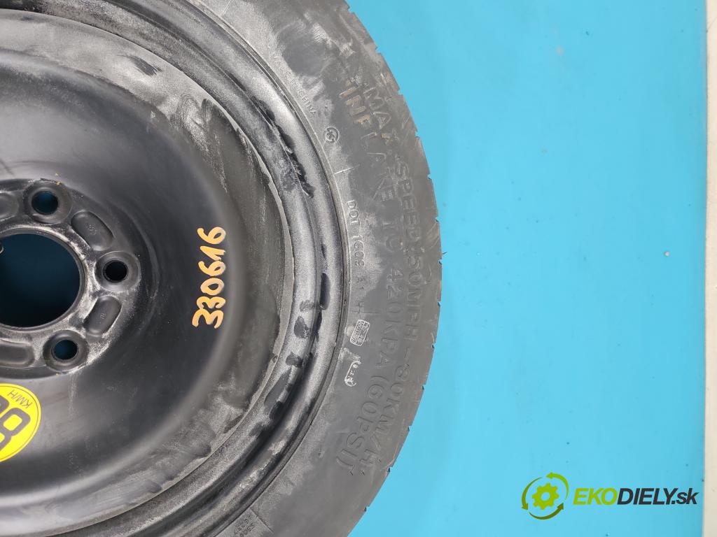 Ford Focus Mk3 2010-2018 1.6 16v 105 HP manual 77 kW 1596 cm3 5- koleso rezervne 16"