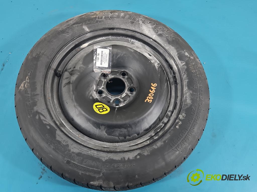 Ford Focus Mk3 2010-2018 1.6 16v 105 HP manual 77 kW 1596 cm3 5- koleso rezervne 16