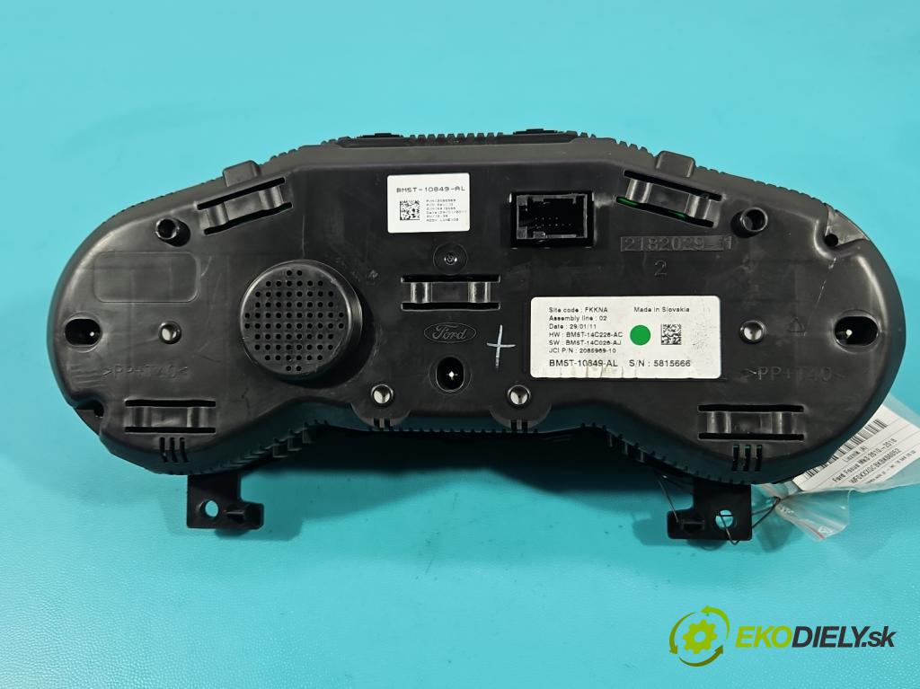 Ford Focus Mk3 2010-2018 1.6 16v 105 HP manual 77 kW 1596 cm3 5- prístrojovka/ budíky BM5T-10849-AL (Prístrojová doska)