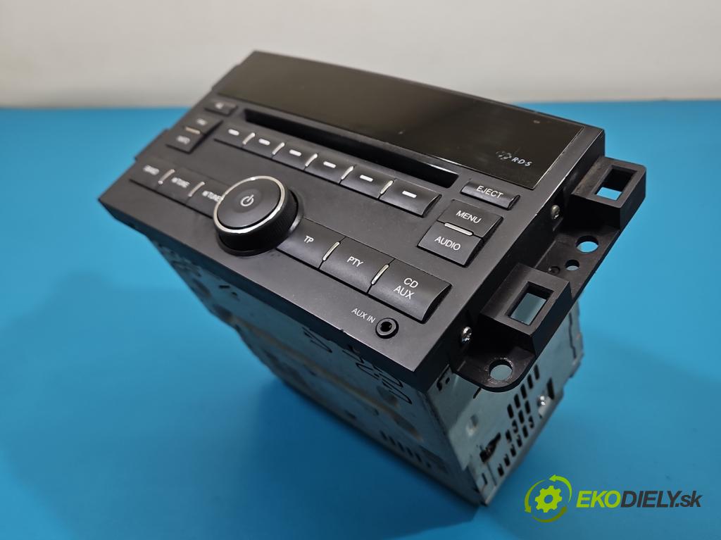 Chevrolet Aveo T250 2006-2011 1.2b 72 HP manual 53 kW 1150 cm3 4- Radio originál 96989220