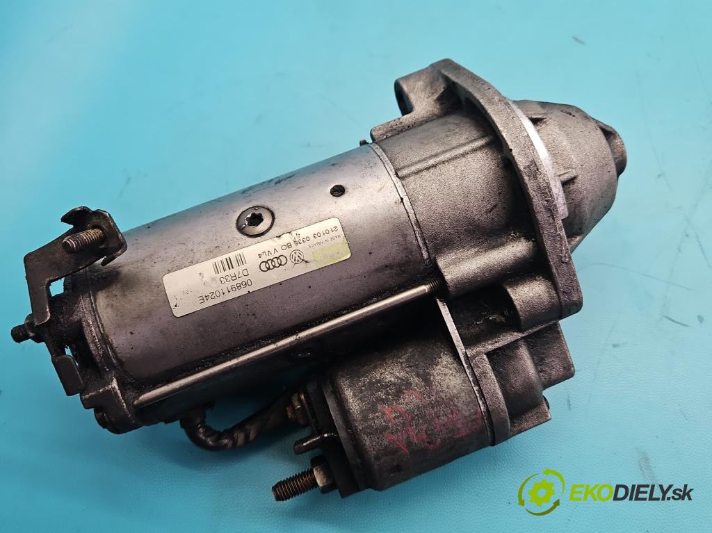 Audi A4 B6 2000-2004 1.9 tdi 131 HP manual 96 kW 1896 cm3 5- štartér 068911024E (Štartér)