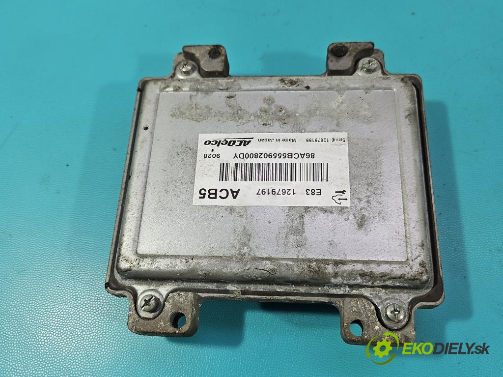 Opel Corsa E 2014-2019 1.4 16V 90 HP manual 66 kW 1398 cm3 5- riadiaca jednotka motora 12679197