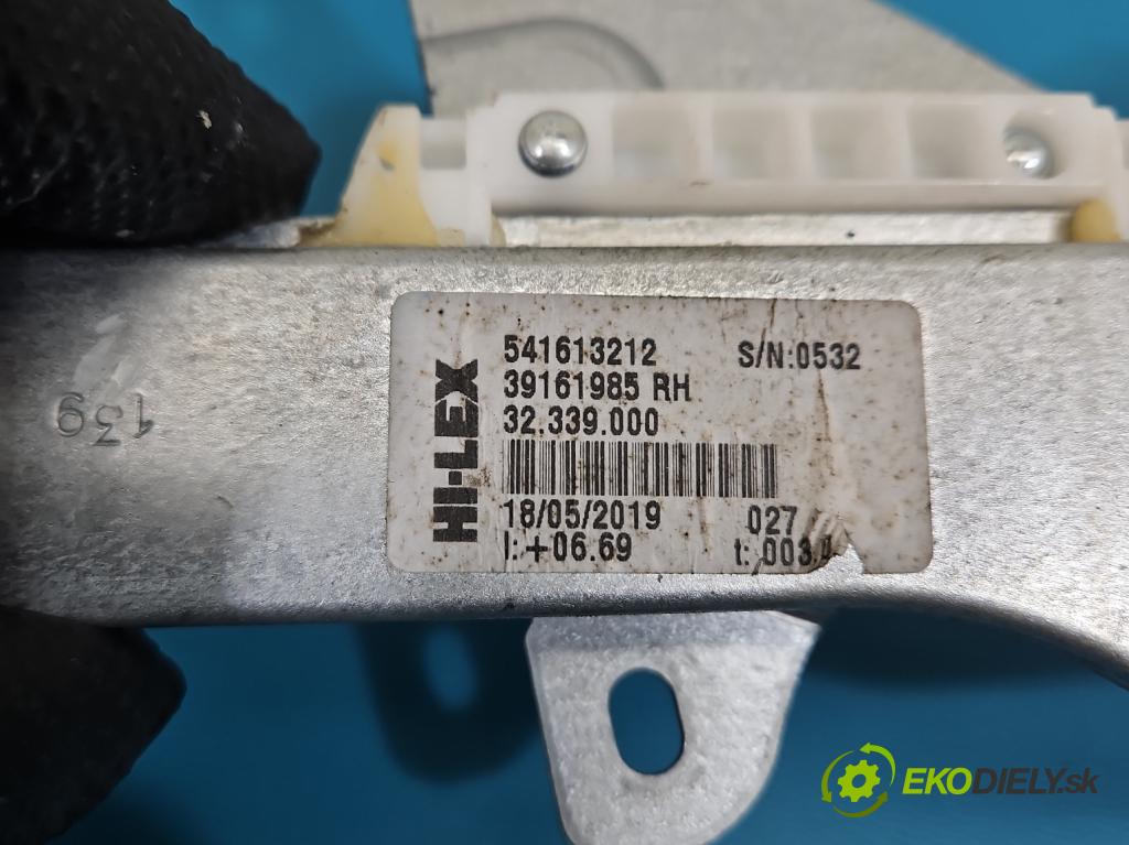 Opel Corsa E 2014-2019 1.4 16V 90 HP manual 66 kW 1398 cm3 5- mechanizmus okna predné pravý 71019003
