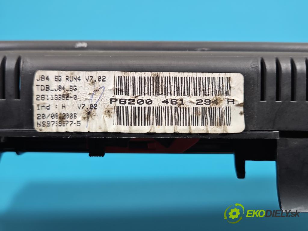 Renault Scenic II 2003-2009 1.9 dci 120 HP manual 88 kW 1870 cm3 5- prístrojovka/ budíky P8200461294H (Prístrojová doska)