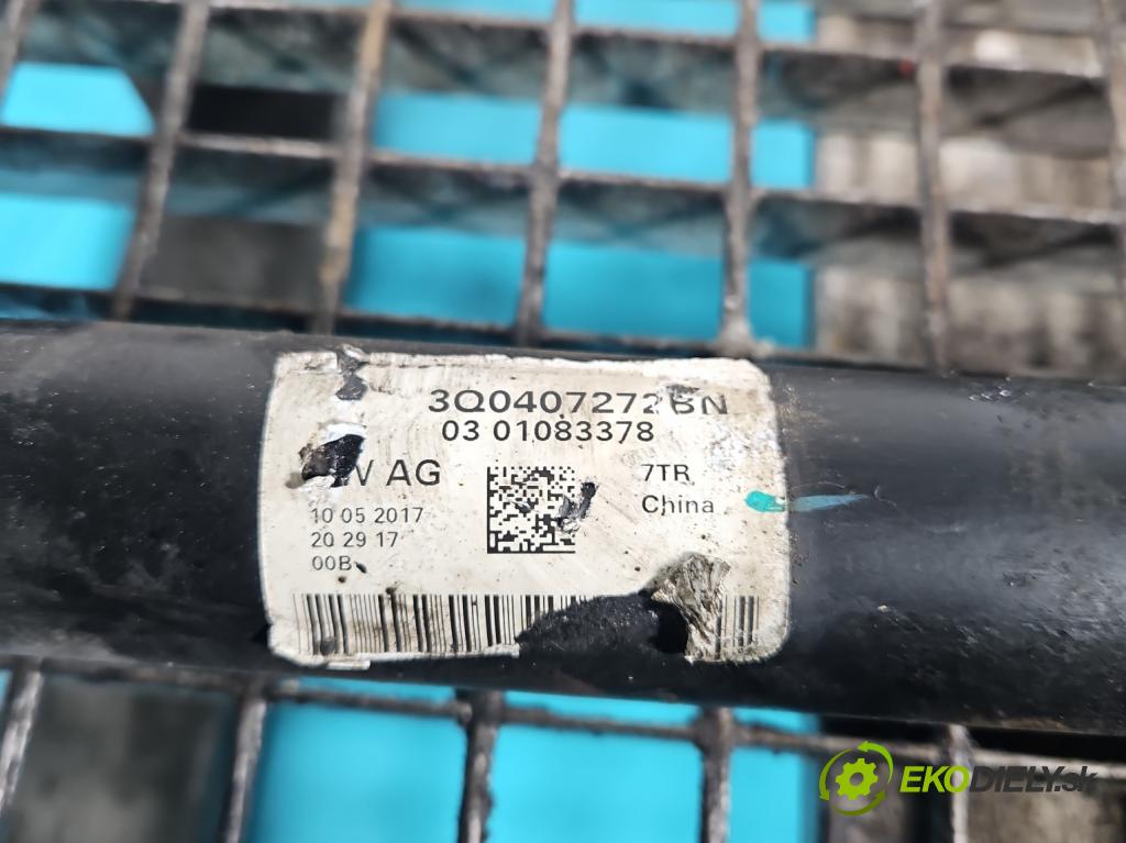 Vw Passat B8 2014 - 1.4 tsi 125 HP manual 92 kW 1395 cm3 4- poloos predné pravé 3Q0407272BN