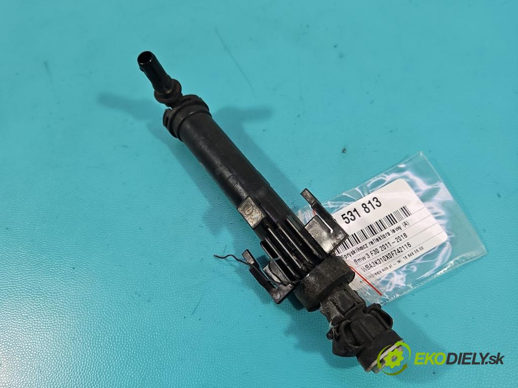 Bmw 3 F30 2011-2018 2.0d 184hp manual 135 kW 1995 cm3 5- ostrekovač reflektor: ľavý 7275657 (Motorček ostrekovačov)