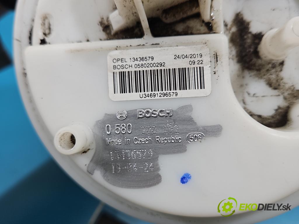 Opel Corsa E 2014-2019 1.4 16V 90 hp manual 66 kW 1398 cm3 5- čerpadlo paliva 0580200292