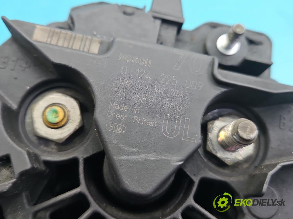 Opel Astra II 1998-2009 1.7 DTL 68 HP manual 50 kW 1700 cm3 4- Alternator 0124225009 (Alternátor)