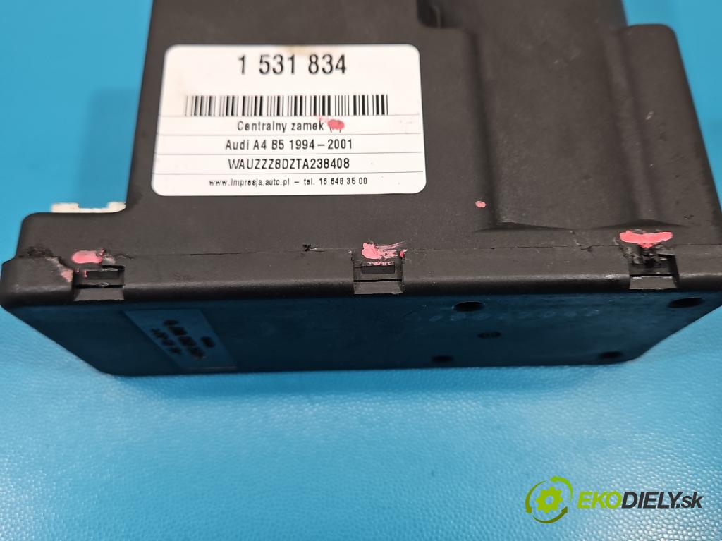 Audi A4 B5 1994-2001 1.9 tdi 110 hp manual 81 kW 1896 cm3 5- Centrálni: zámek: 4A0862257A