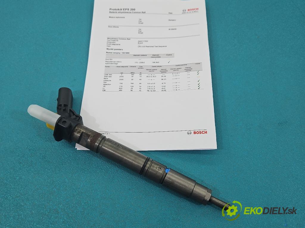 Audi A6 C7 2011-2018 3.0 TDI 204 HP automatic 150 kW 2967 cm3 5- vstrek 0445117022 (Vstrekovač paliva)