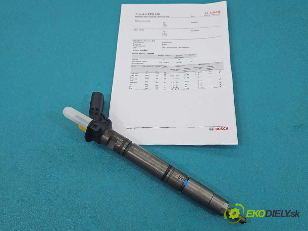 Audi A6 C7 2011-2018 3.0 TDI 204 HP automatic 150 kW 2967 cm3 5- vstrek 0445117022 (Vstrekovač paliva)