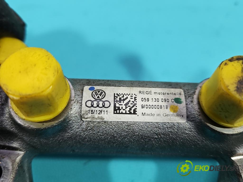 Audi A6 C7 2011-2018 3.0 TDI 204 HP automatic 150 kW 2967 cm3 5- lišta vstrekovacia 059130090C (Vstrekovacia lišta)