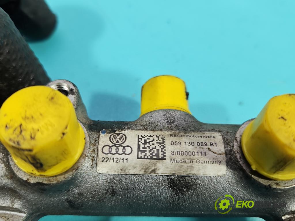 Audi A6 C7 2011-2018 3.0 TDI 204 hp automatic 150 kW 2967 cm3 5- lišta vstřikovací 55PP28-01 (Vstřikovací lišta)