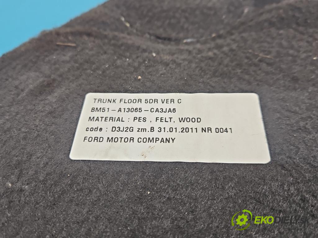 Ford Focus Mk3 2010-2018 1.6 16v 105 HP manual 77 kW 1596 cm3 5- koberec do auta kufra: BM51-A13065-CA