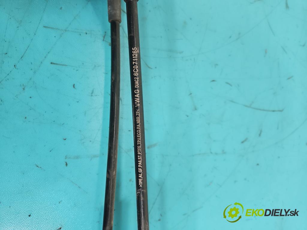 Skoda Fabia III 2014- 2021 1.4 TDI 105 HP manual 77 kW 1422 cm3 5- Páka: Změny: stupeň,rýchlosť 6Q0711611A (Rýchlostná páka (kulisa))