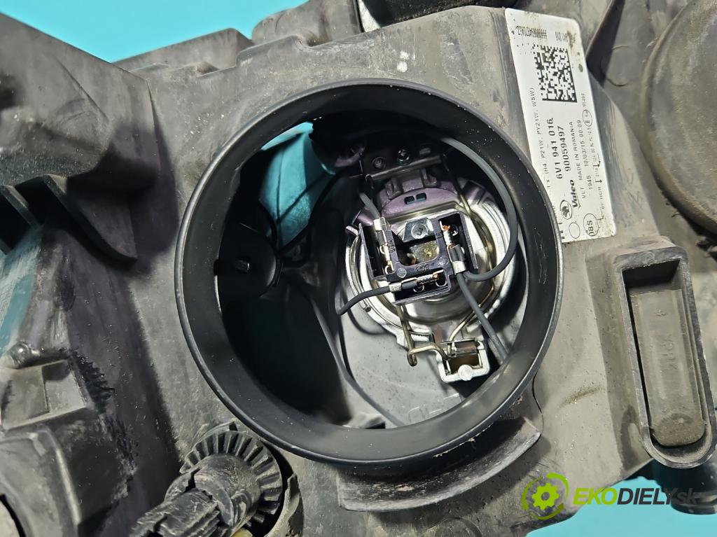 Skoda Fabia III 2014- 2021 1.4 TDI 105 HP manual 77 kW 1422 cm3 5- Reflektor: pravý 6V1941016 (Svetlo predné pravé)