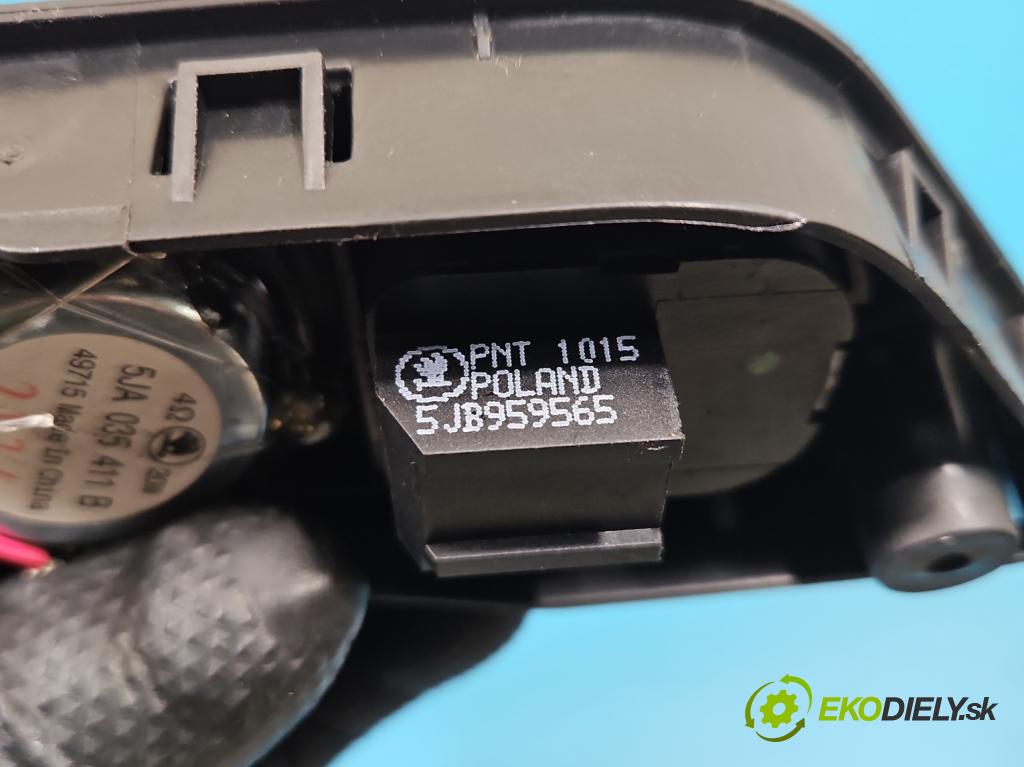 Skoda Fabia III 2014- 2021 1.4 TDI 105 hp manual 77 kW 1422 cm3 5- klika uvnitř: přední levé