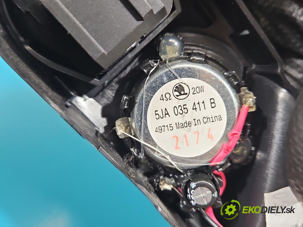 Skoda Fabia III 2014- 2021 1.4 TDI 105 hp manual 77 kW 1422 cm3 5- klika uvnitř: přední levé
