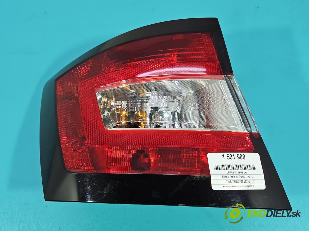 Skoda Fabia III 2014- 2021 1.4 TDI 105 HP manual 77 kW 1422 cm3 5- svetlo / reflektor zadné ľavé  (Kľučka dverí ostatné)