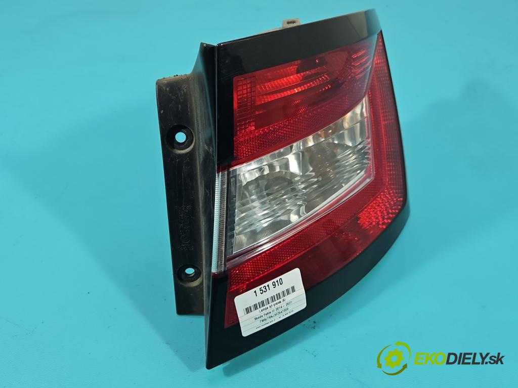 Skoda Fabia III 2014- 2021 1.4 TDI 105 HP manual 77 kW 1422 cm3 5- svetlo / reflektor zadné pravé 6V9945096 (Kľučka dverí ostatné)