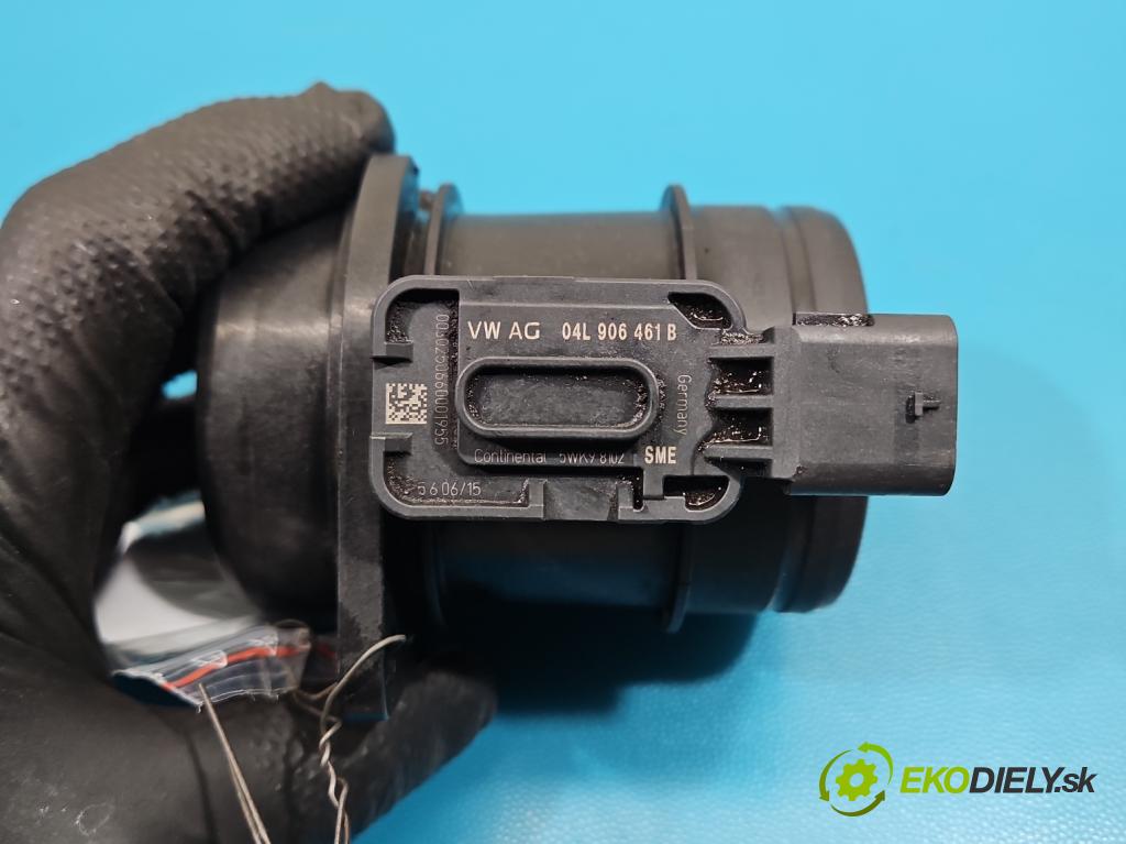 Skoda Fabia III 2014- 2021 1.4 TDI 105 HP manual 77 kW 1422 cm3 5- průtokoměr: 04L906461B (Váha vzduchu)