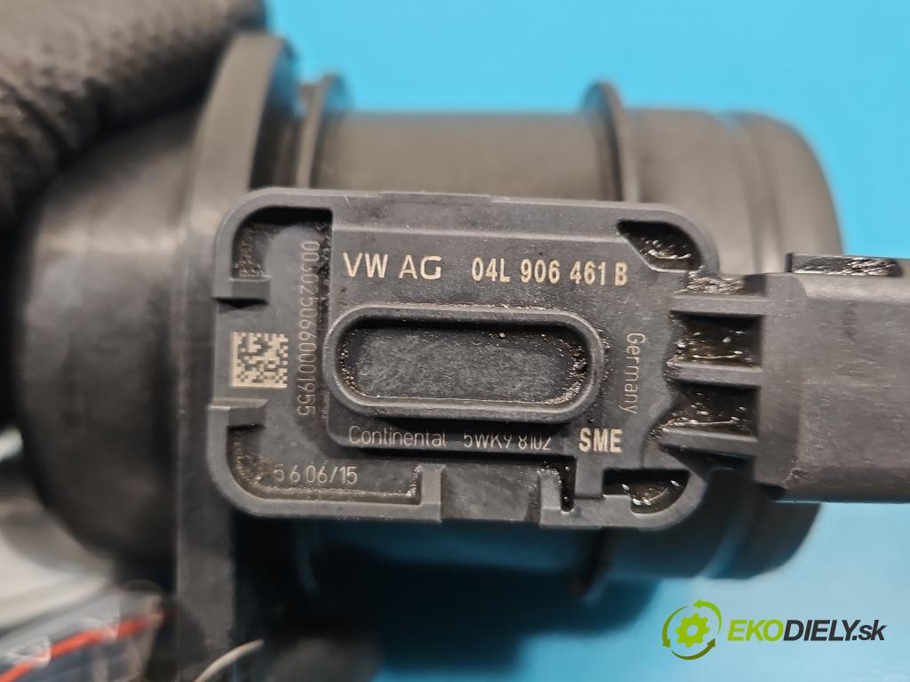 Skoda Fabia III 2014- 2021 1.4 TDI 105 HP manual 77 kW 1422 cm3 5- průtokoměr: 04L906461B (Váha vzduchu)