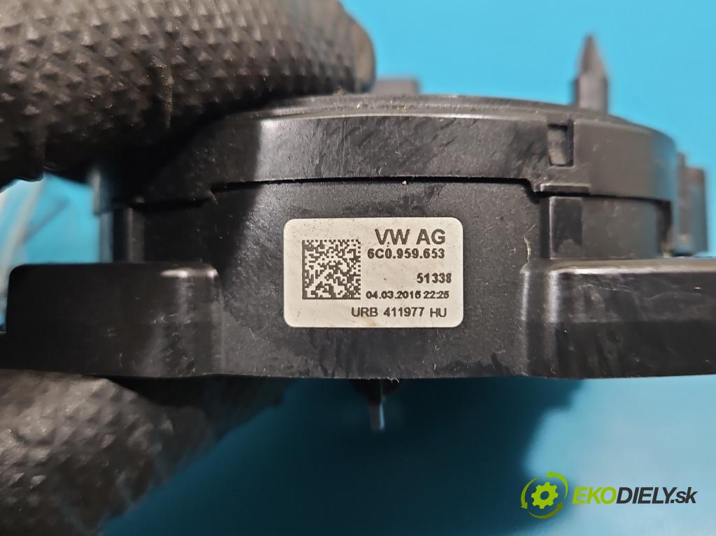 Skoda Fabia III 2014- 2021 1.4 TDI 105 hp manual 77 kW 1422 cm3 5- Páska: airbag 6C0959653 (Airbag)