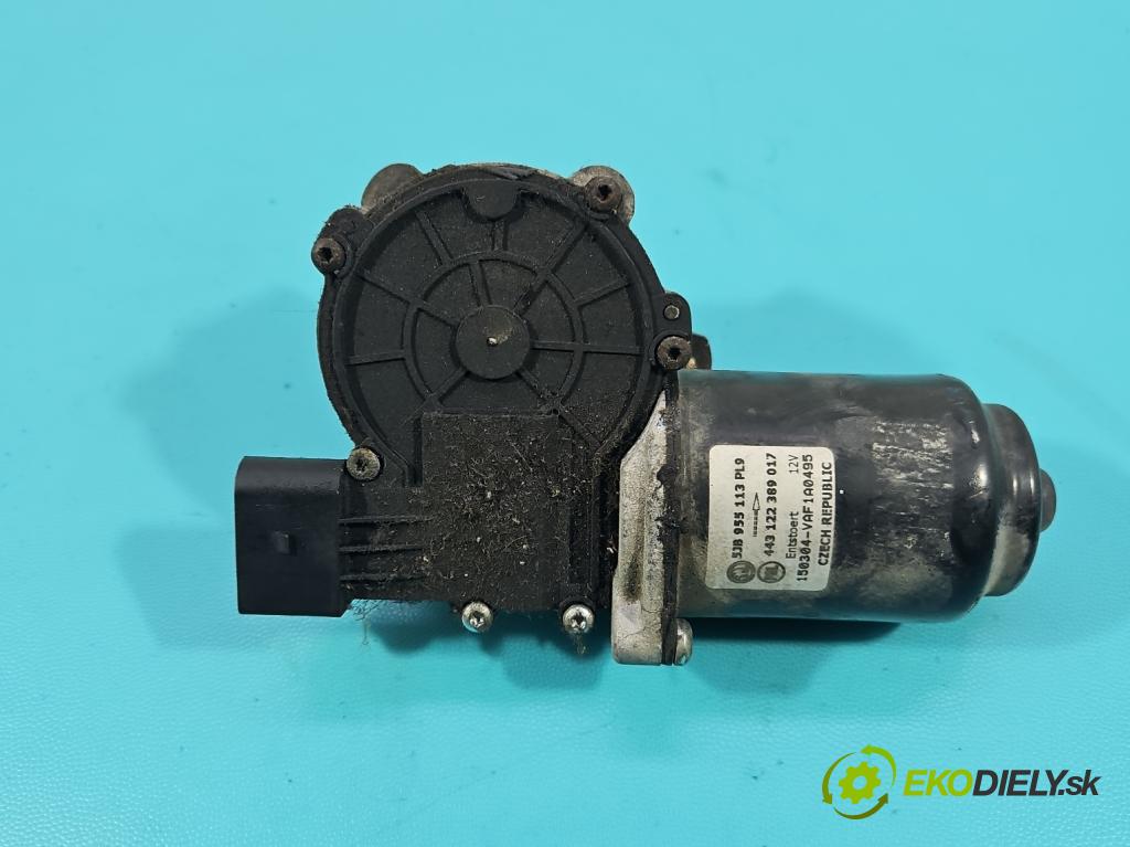 Skoda Fabia III 2014- 2021 1.4 TDI 105 HP manual 77 kW 1422 cm3 5- motor stieračov predné 5JB955113