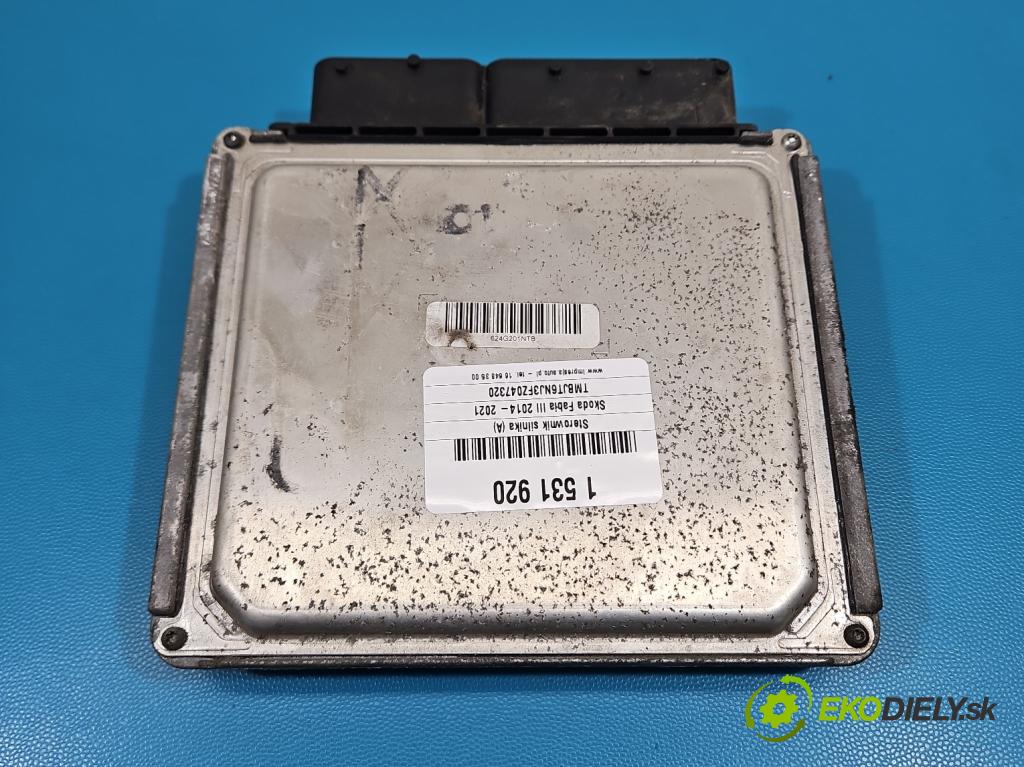 Skoda Fabia III 2014- 2021 1.4 TDI 105 HP manual 77 kW 1422 cm3 5- riadiaca jednotka motora 04B907445