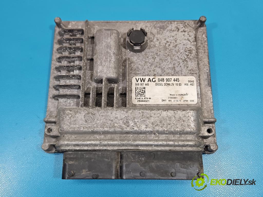 Skoda Fabia III 2014- 2021 1.4 TDI 105 HP manual 77 kW 1422 cm3 5- riadiaca jednotka motora 04B907445