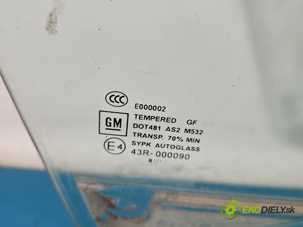 Chevrolet Aveo T250 2006-2011 1.2b 72 HP manual 53 kW 1150 cm3 4- sklo dvere predné pravé