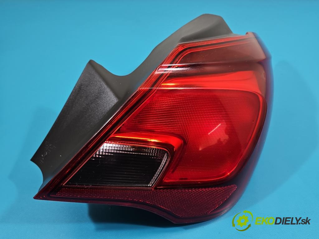 Opel Corsa E 2014-2019 1.4 16V 90 HP manual 66 kW 1398 cm3 5- svetlo / reflektor zadné pravé 39068623 (Kľučka dverí ostatné)