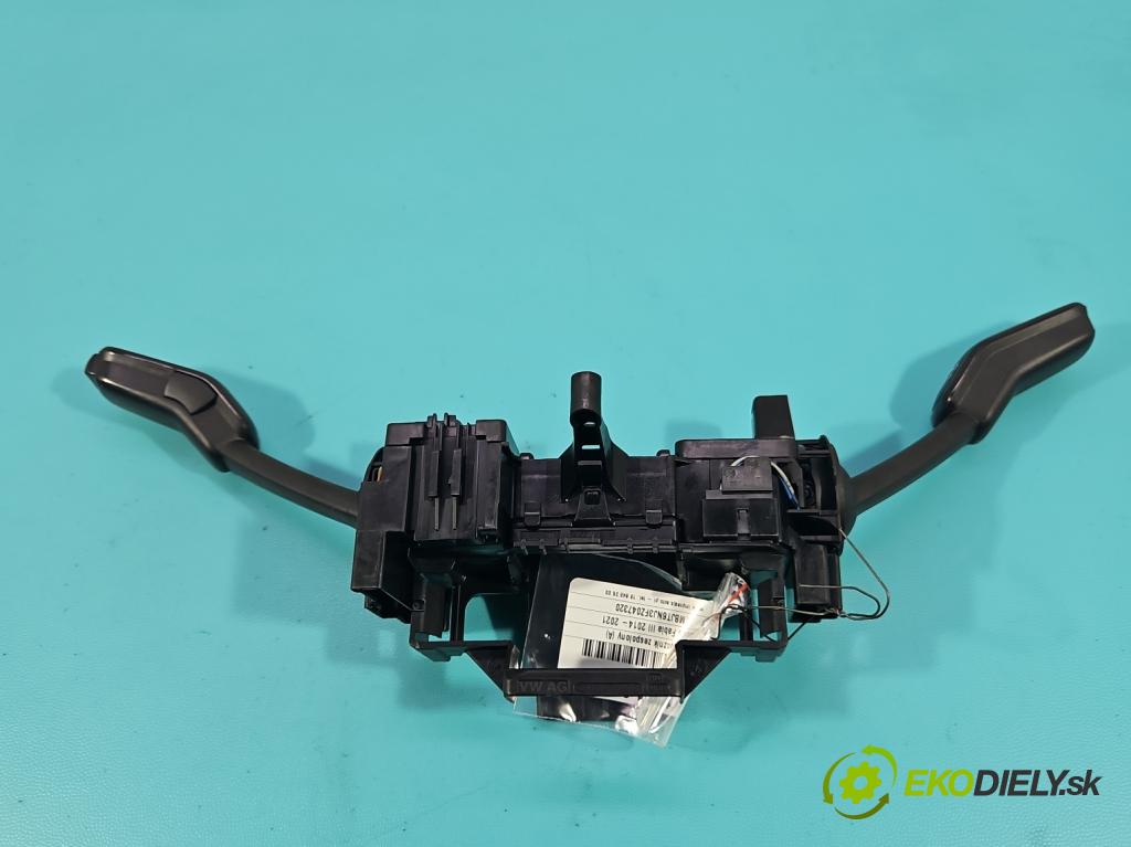 Skoda Fabia III 2014- 2021 1.4 TDI 105 HP manual 77 kW 1422 cm3 5- prepínač komplex: 6C0953501K (Prepínacie páčky pod volantom)