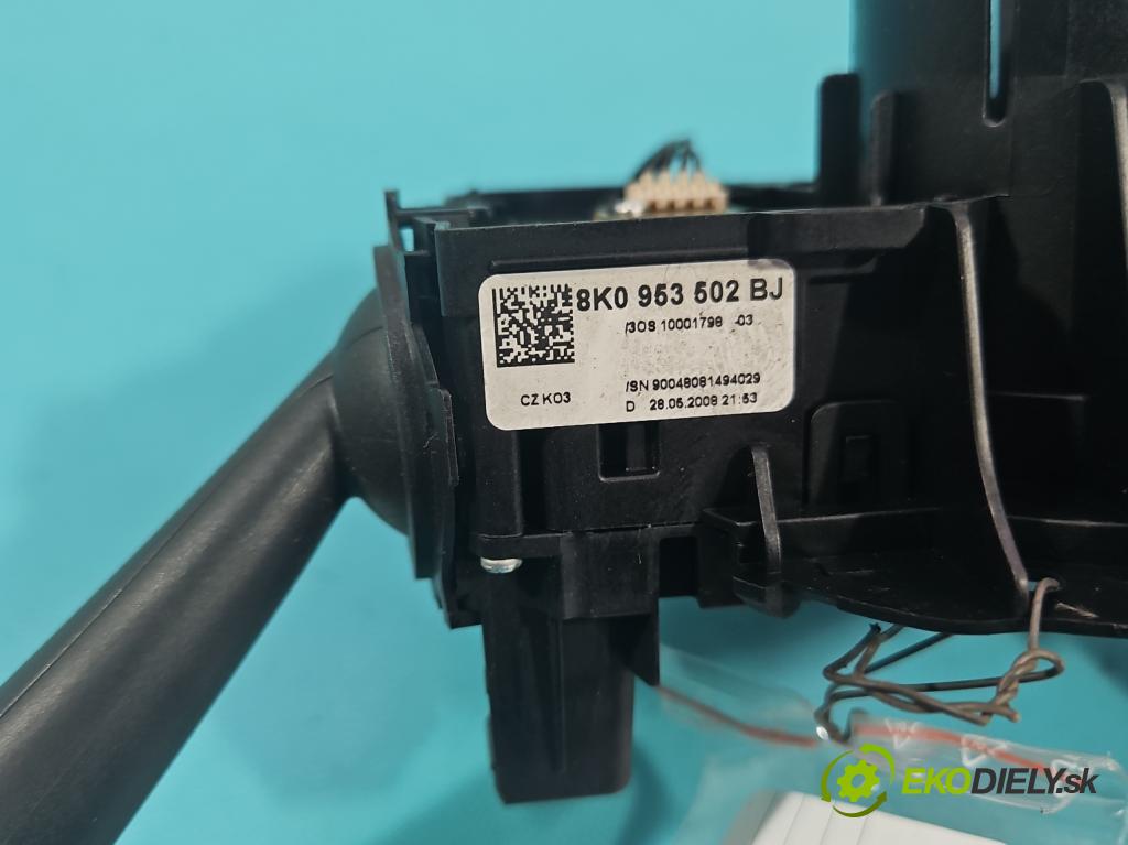 Audi A4 B8 2007-2015 2.0 TDI (CAGA) 143 HP manual 105 kW 1968 cm3 5- prepínač komplex: 8K0953502BJ (Prepínacie páčky pod volantom)