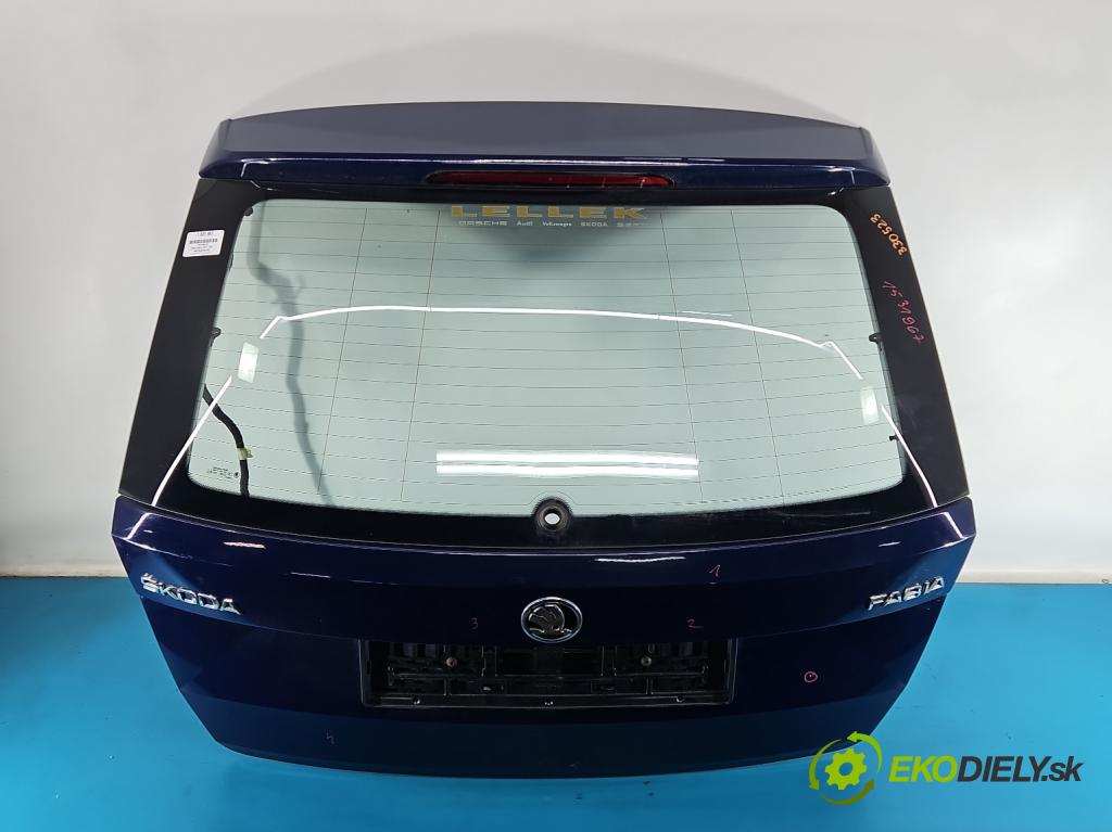 Skoda Fabia III 2014- 2021 1.4 TDI 105 hp manual 77 kW 1422 cm3 5- zadní kufrové dveře  (Zadní kapota (kufr))