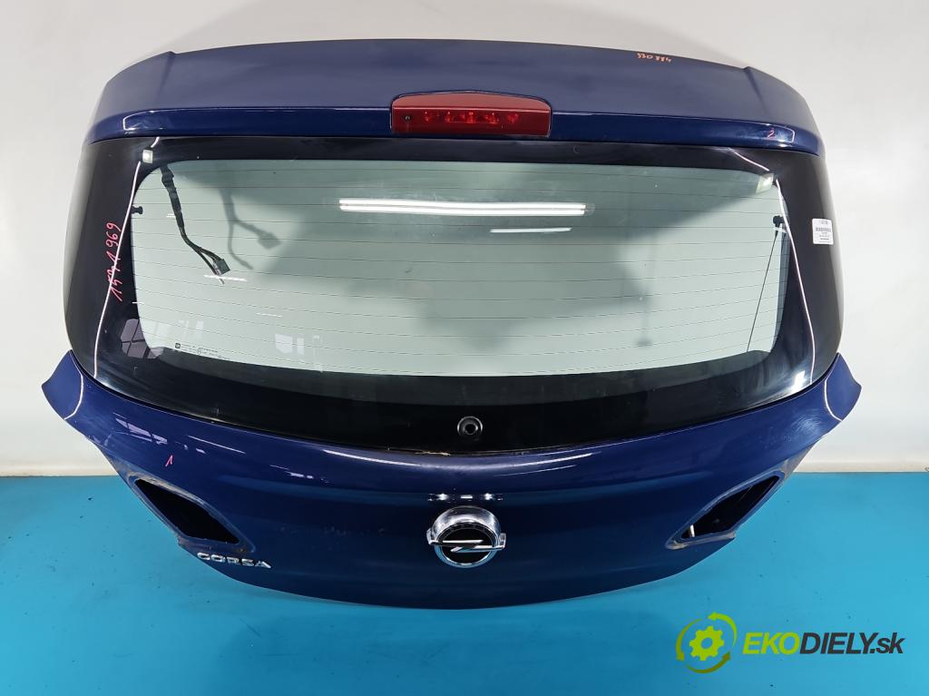 Opel Corsa E 2014-2019 1.4 16V 90 hp manual 66 kW 1398 cm3 5- zadní kufrové dveře  (Zadní kapota (kufr))