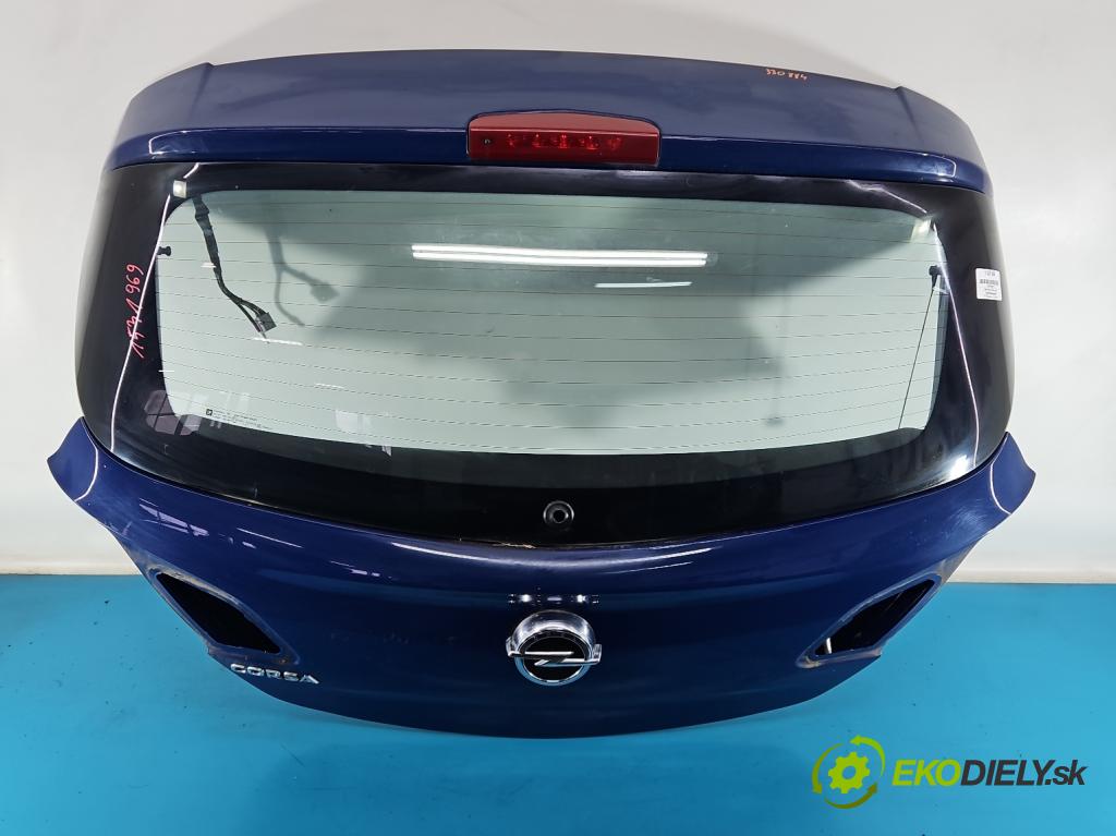 Opel Corsa E 2014-2019 1.4 16V 90 hp manual 66 kW 1398 cm3 5- zadní kufrové dveře  (Zadní kapota (kufr))