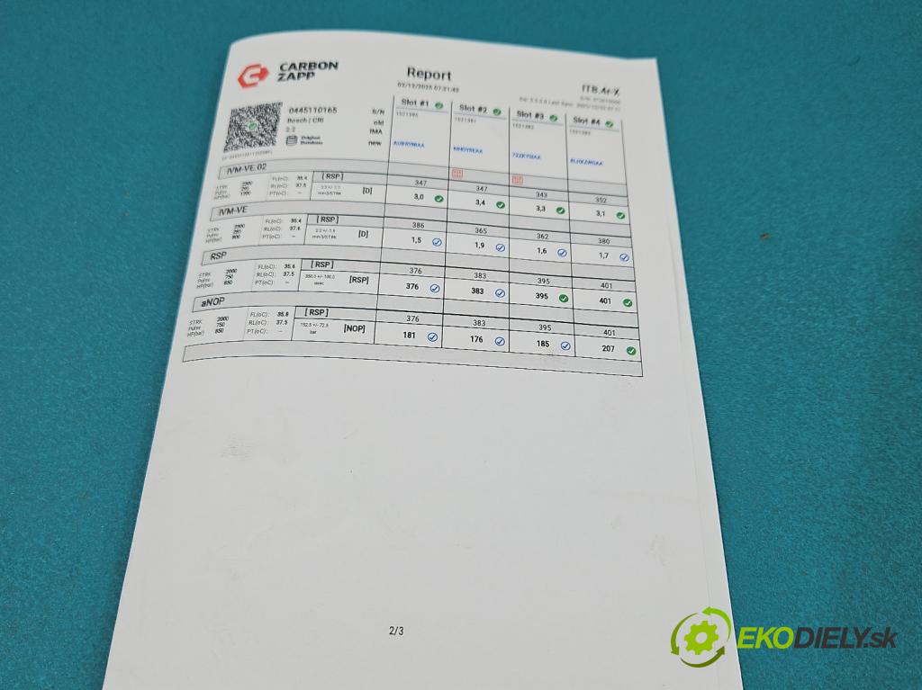Opel Zafira B 2005-2014 1.9 CDTI 120 HP manual 88 kW 1910 cm3 5- vstrek komplet 0445110165